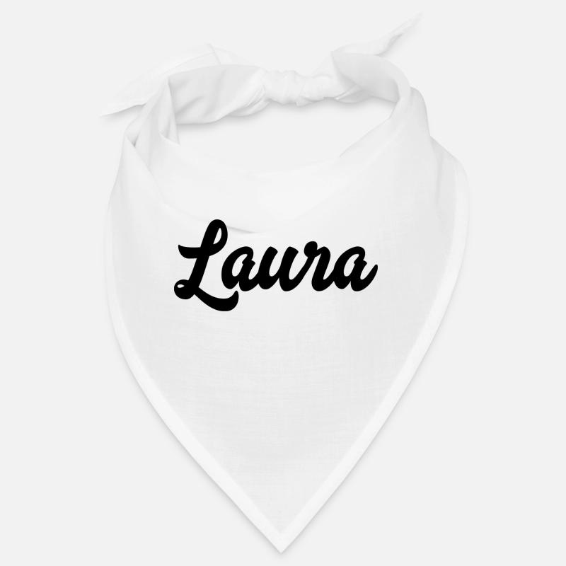 Laura Custom Text Nom d’anniversaire Bandana