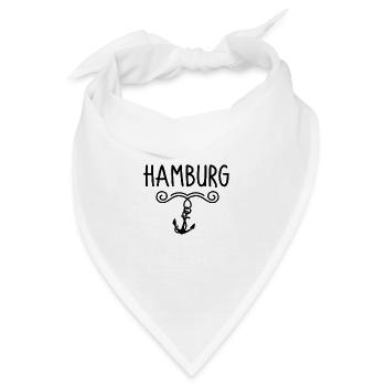 Hamburg - Bandana - Weiß - Vorne