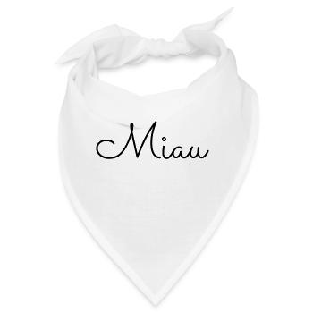 MIAU - Bandana - Weiß - Vorne