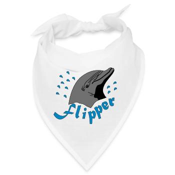 Flipper - Bandana - Weiß - Vorne