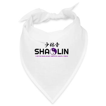 Ich liebe Shaolin, Shaolin Kung Fu, Shaolin Hoodies, - Bandana - Weiß - Vorne