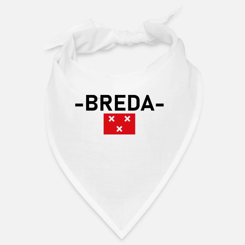 BREDA, Text mit Flagge Bandana