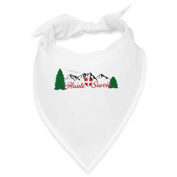 Haute-Savoie - Bandana - Weiß - Vorne