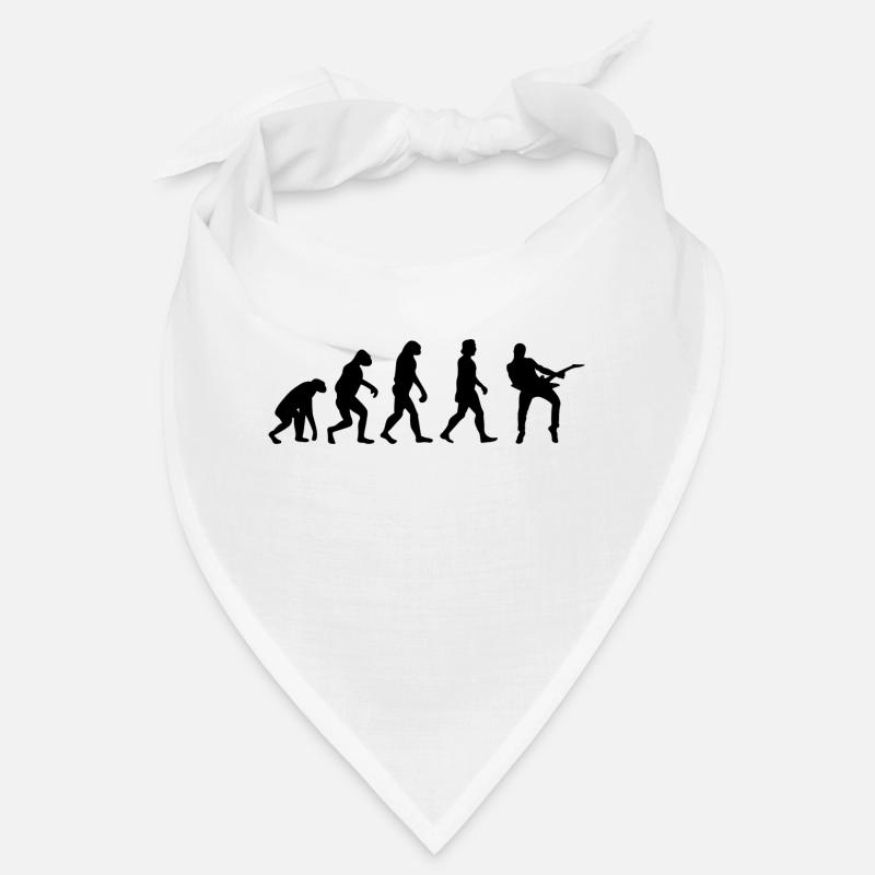 Gitarrist Evolution E-Gitarre Band Geschenk Bandana