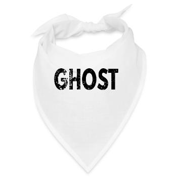 GHOST grunge look - PHANTOM - Bandana - Weiß - Vorne
