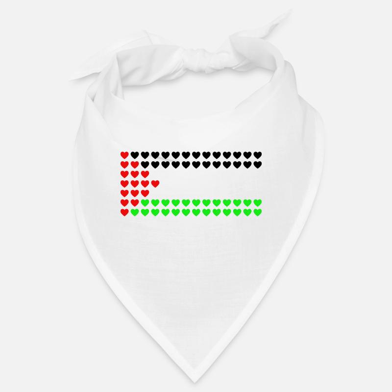 Palestine libre - Bandana - blanc