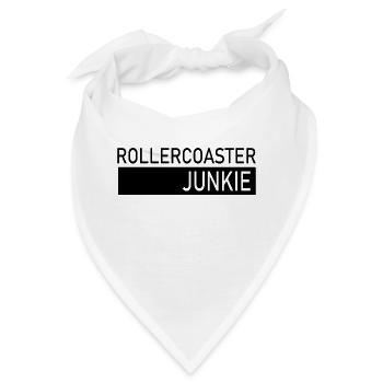 Rollercoaster Achterbahn - Bandana - Weiß - Vorne