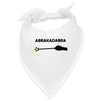 zauberstab abrakadabra - Bandana - Weiß - Vorne