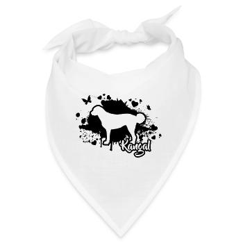 KANGAL Hunde Hund Rassehund Wilsigns - Bandana - Weiß - Vorne