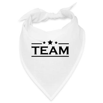 Team - Bandana - Weiß - Vorne
