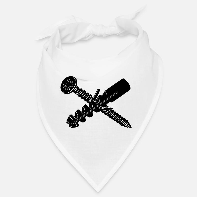 Vis et bouchon pour mur Bandana