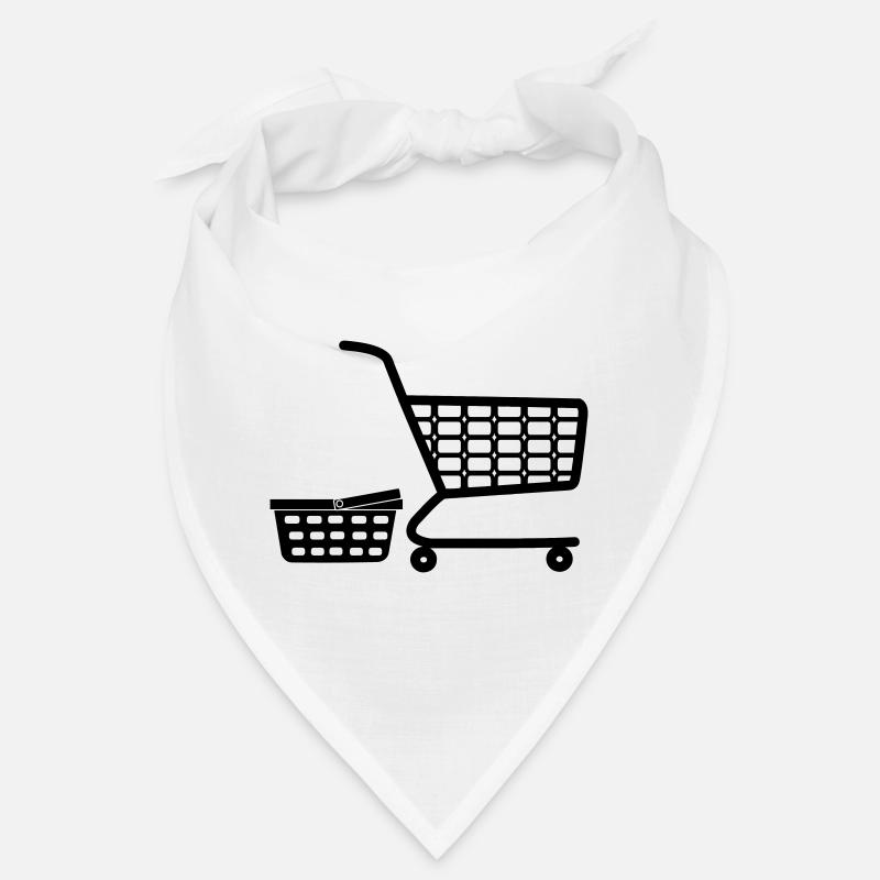 Panier et panier - Bandana - blanc