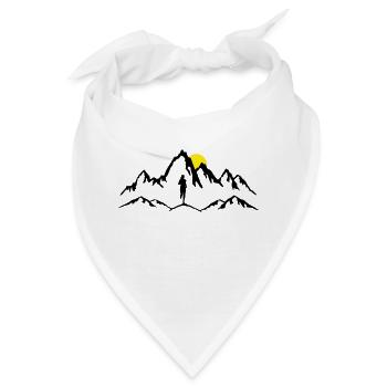 Berglauf, Trail running, Frau - Bandana - Weiß - Vorne