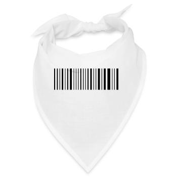 Barcode - Bandana - Weiß - Vorne
