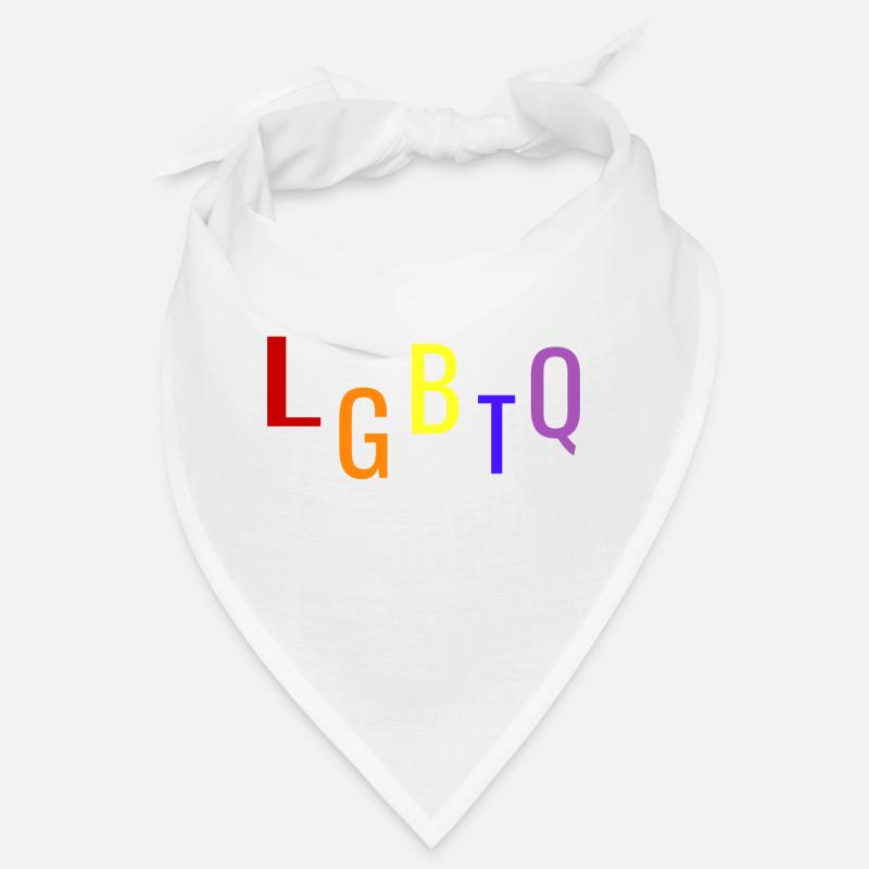 LGBTQ - Bandana - Weiß