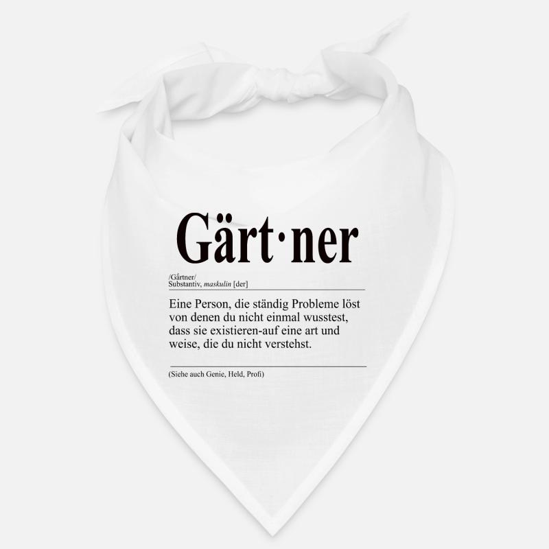 Gärtner Lustige Berufs Definition Bandana