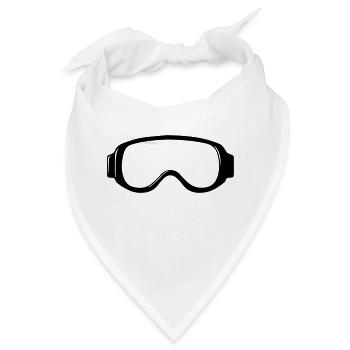 Skibrille - Bandana - Weiß - Vorne