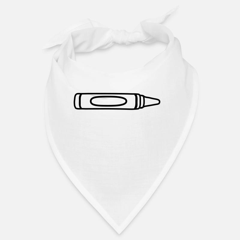 Contour wax crayon cool design Bandana