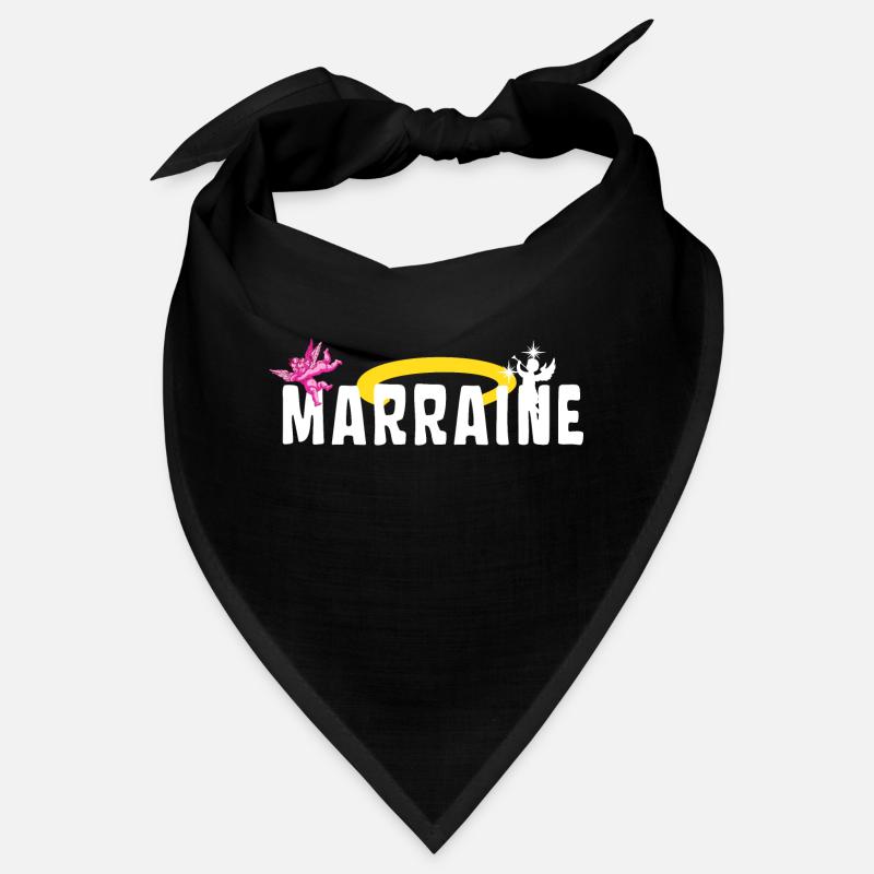 Marraine Baptême Auréole Anges Bandana