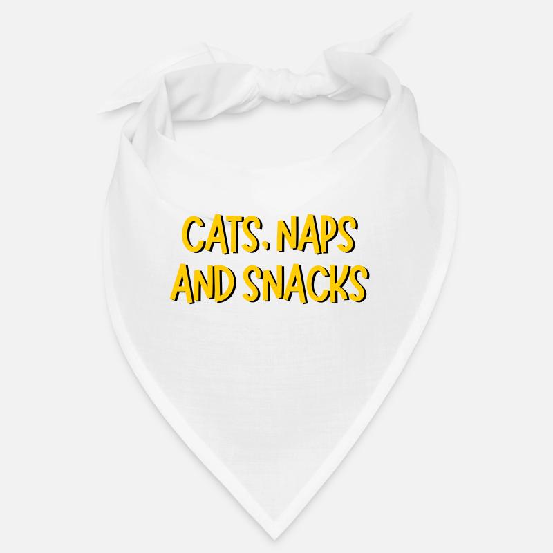 CATS NAPS AND SNACKS Bandana