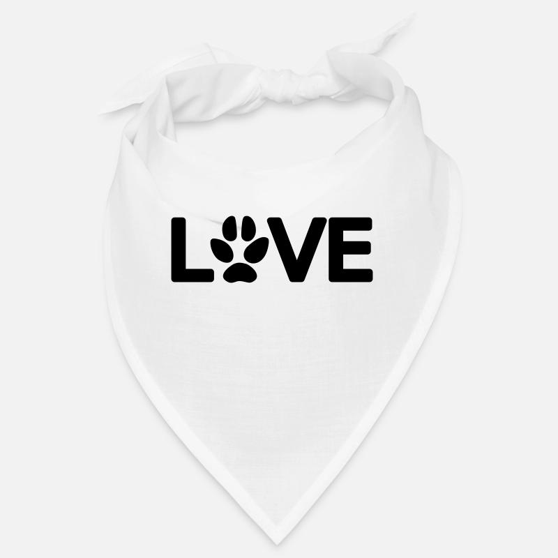 Love Hundepfote 1 Vector Bandana