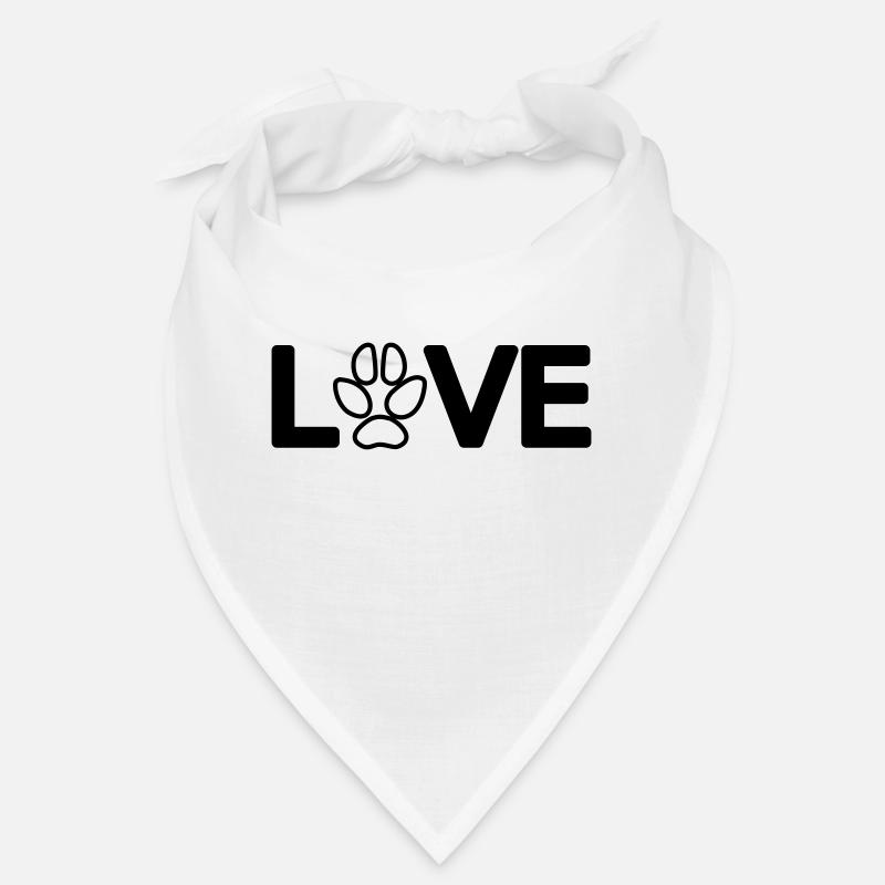 Love Hundepfote 2 Vector Bandana