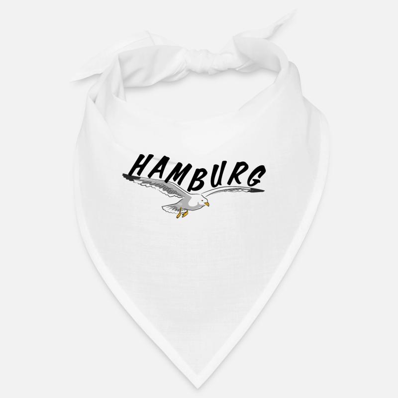 Hambourg sur Seagull - noir Bandana
