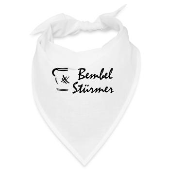 Bembel Stürmer #100%Hessen #069 #FrankfurtLiebe - Bandana - Weiß - Vorne