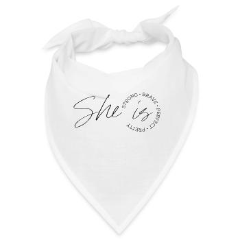 Sie ist stark ziemlich tapfer perfekt - Bandana - Weiß - Vorne