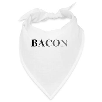 Bacon Verlauf - Bandana - Weiß - Vorne