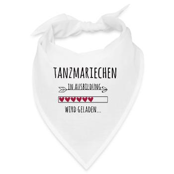 Tanzmariechen Garde Fasching Karneval Geschenk - Bandana - Weiß - Vorne