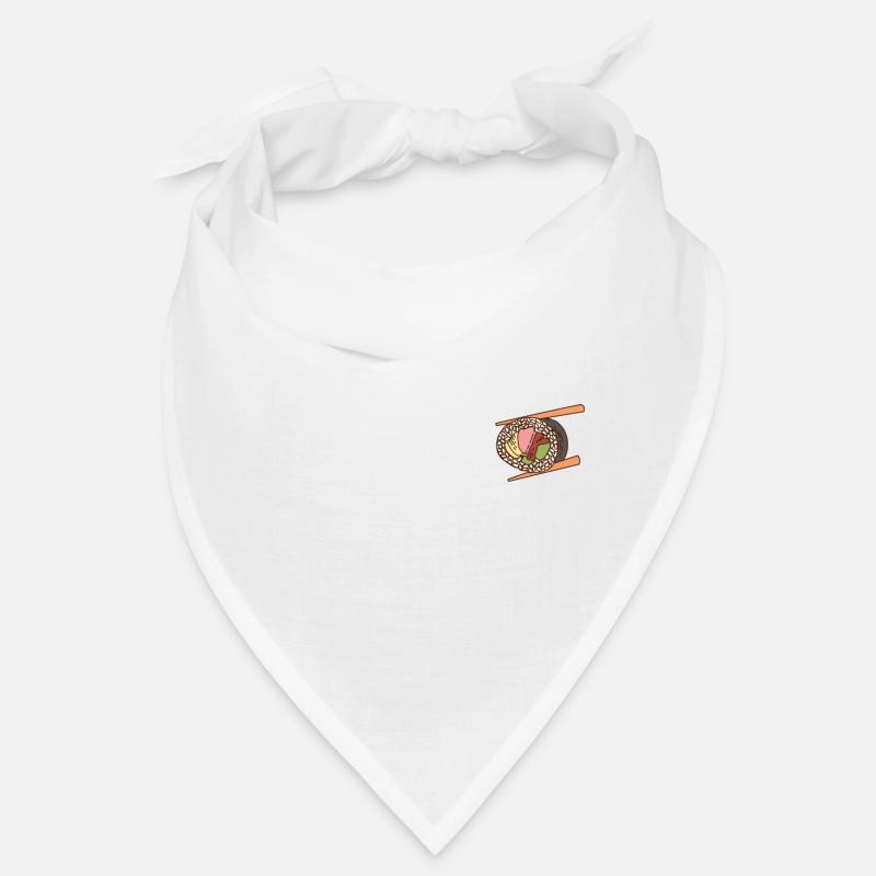 Start with Sushi - Bandana - Weiß