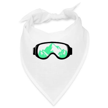 Skibrille - Bandana - Weiß - Vorne