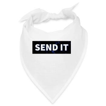 SEND IT Boxlogo - Bandana - Weiß - Vorne