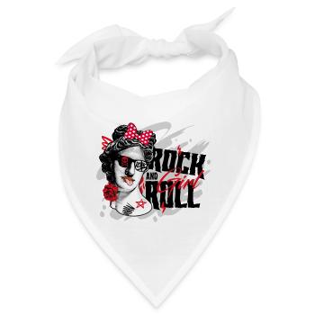 Rock'n'Roll-Mädchen - Bandana - Weiß - Vorne