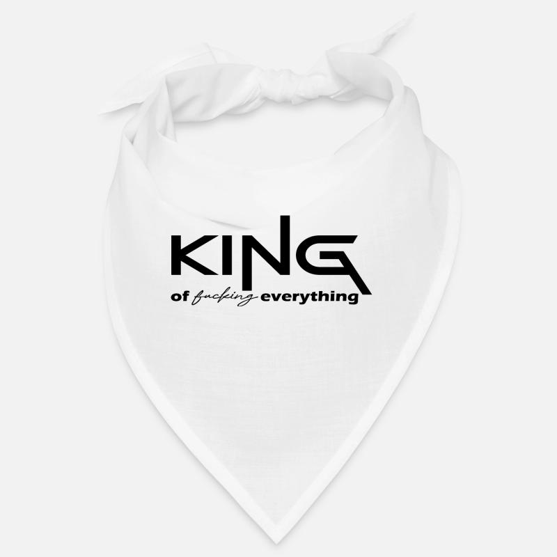 King of everything gift saying black Bandana