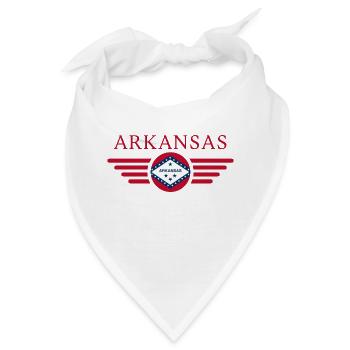 Arkansas - Bandana - Weiß - Vorne