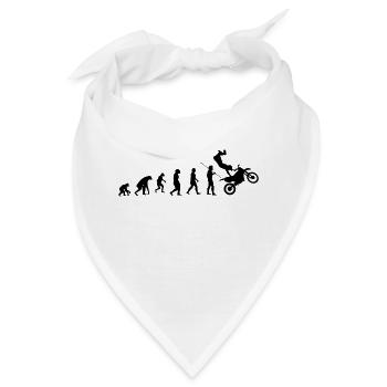 Motocross Evolution black - Bandana - Weiß - Vorne