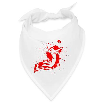 Volleyball Spike Man Rot - Bandana - Weiß - Vorne
