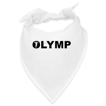 Olymp Berg der Götter und der Kräfte. Bodybuilder - Bandana - Weiß - Vorne