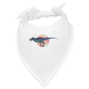 Tyrannosaurus Rex Mächtiges Raubtier - Bandana - Weiß - Vorne