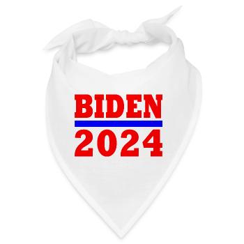 Joe biden 2024 - Bandana - Weiß - Vorne