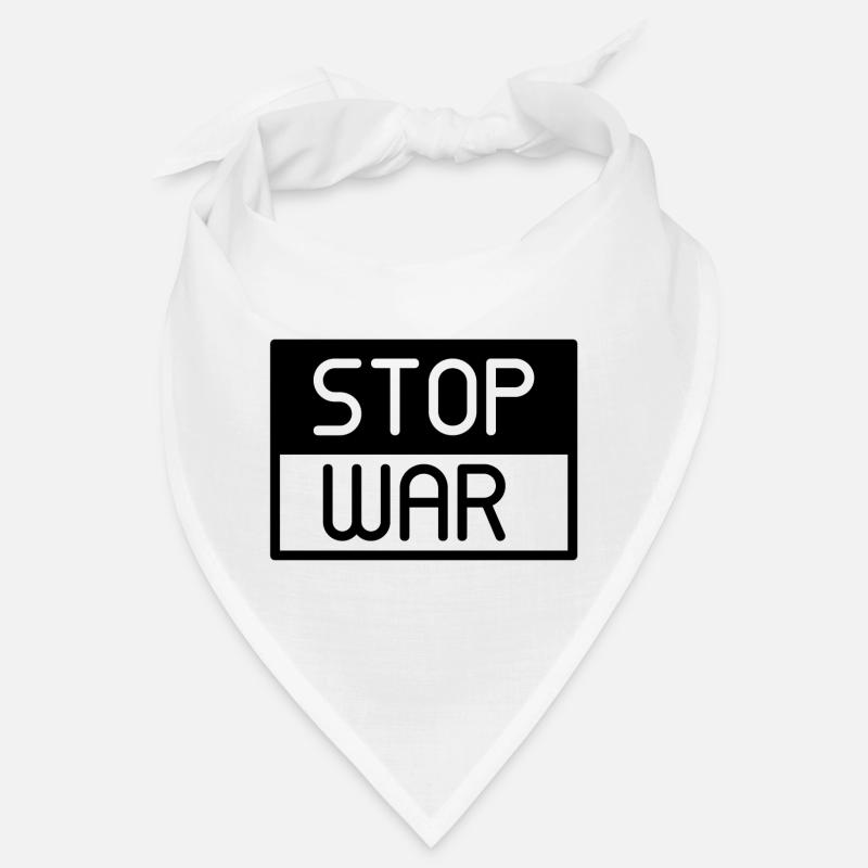 stop war, no war Bandana