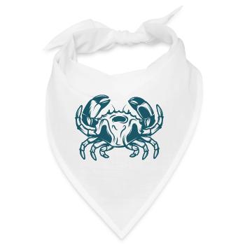 Meerestiere - Bandana - Weiß - Vorne