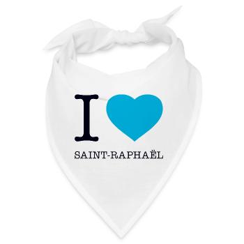 I LOVE SAINT-RAPHAEL - Bandana - Weiß - Vorne