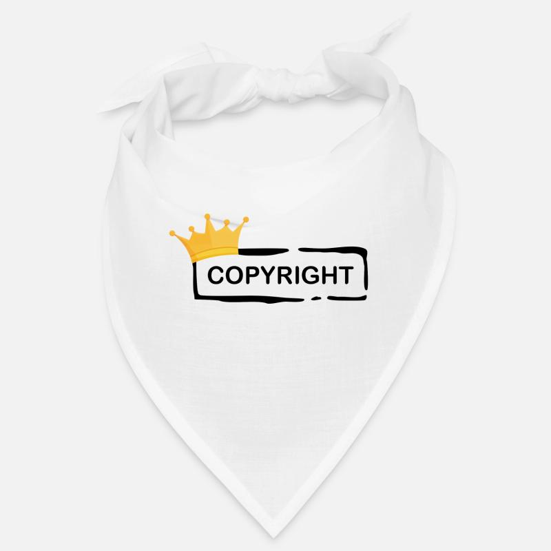 Copyright mit Krone Bandana