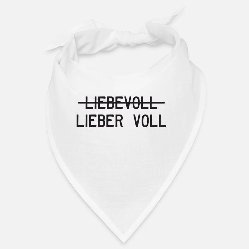 Liebevoll oder lieber voll? Bandana