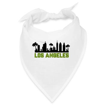 los angeles - Bandana - Weiß - Vorne
