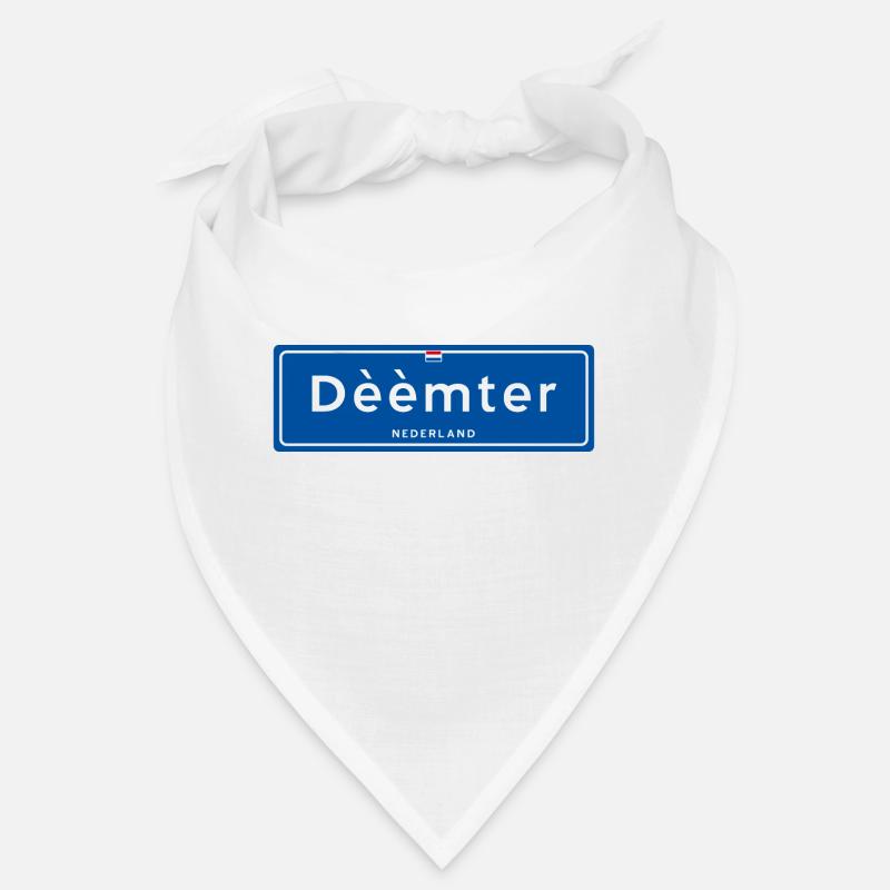 Panneau de nom de lieu Dèèèmter (Deventer) Bandana