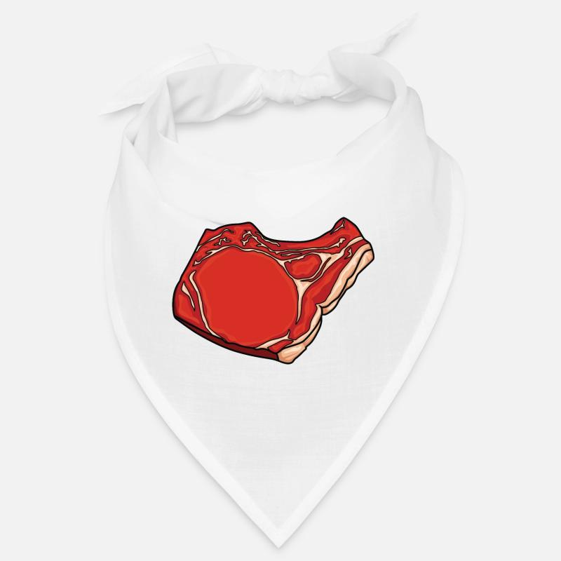 Dessin de steak Bandana